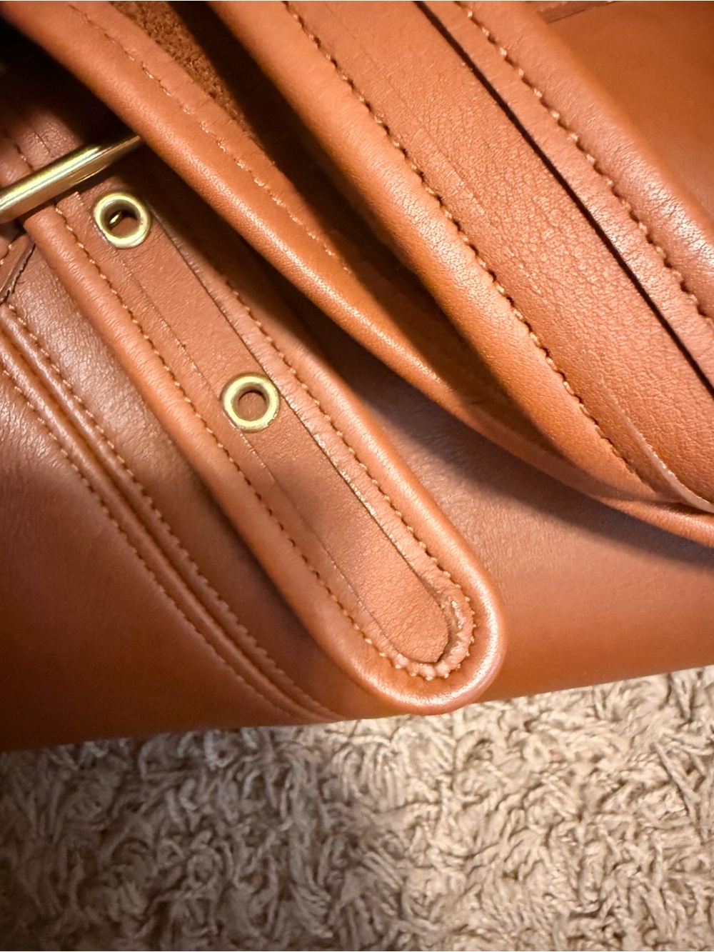 Coach Brown Leather Tote Bag - Picture 14 of 16